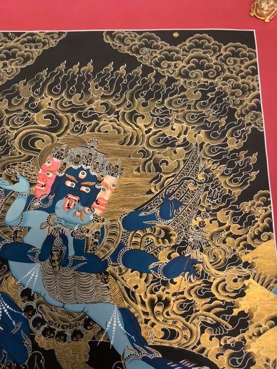 SALE《 チベット密教　新品》 タンカ　マンダラ　手描き　バジュラキロア　y2 Amazon.co.jp: チベット密教 手描き タンカ マンダラ バジュラキロア